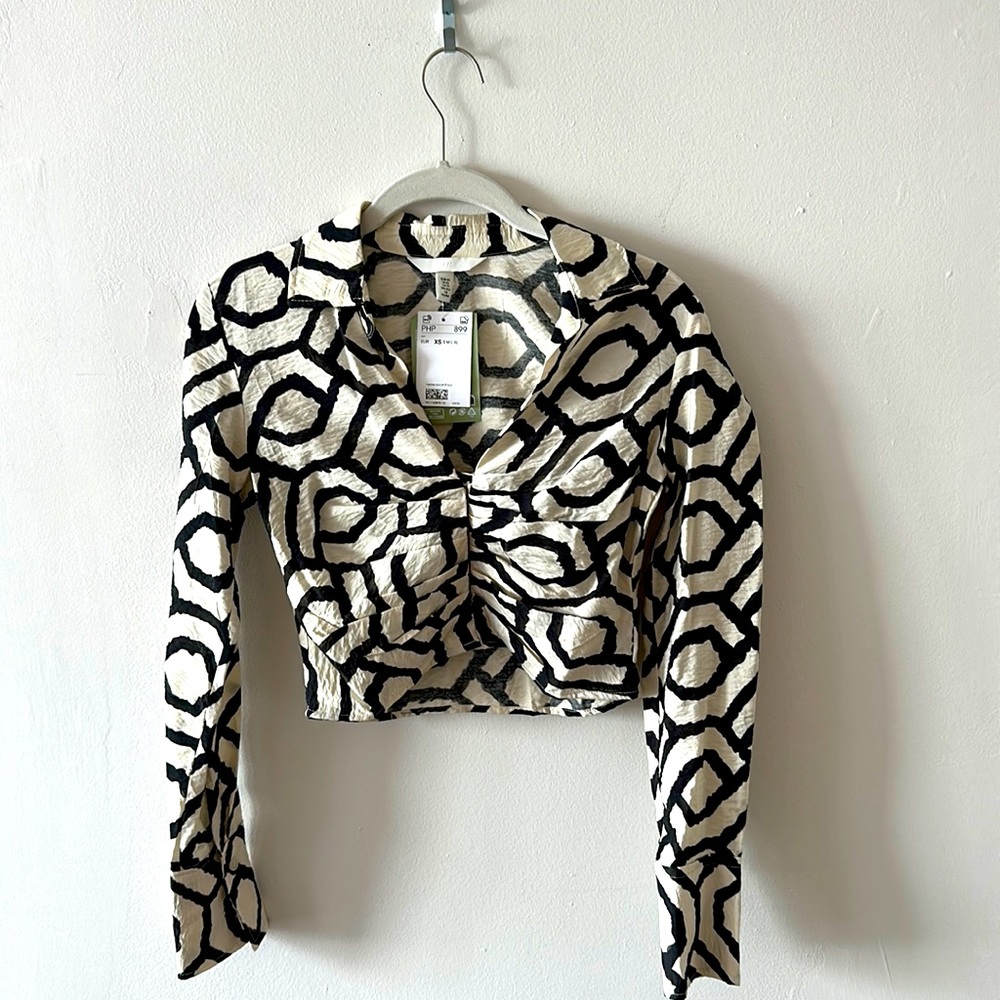 H&M Print Crop Top
